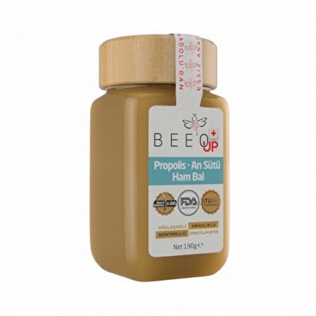Bee`o Up Propolis + Arı Sütü + Ham Bal Yetişkinler İçin 190 gr